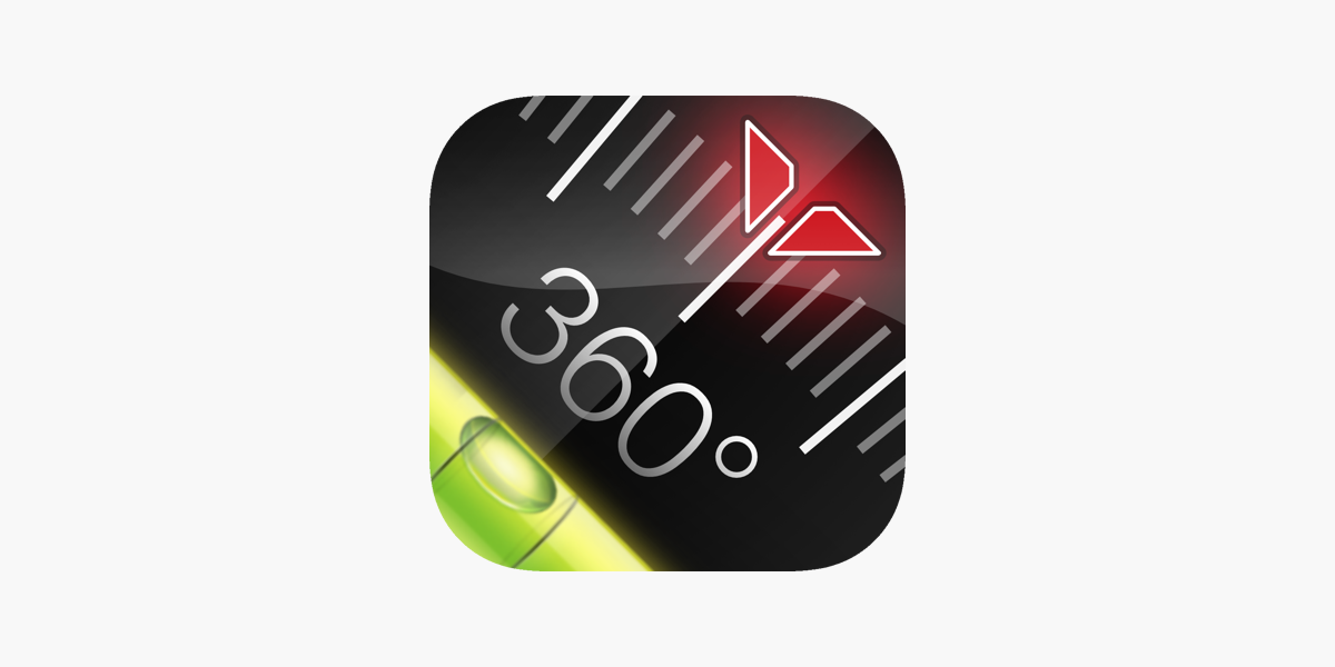 計測アプリ 水準器 傾斜計 分度器 をapp Storeで