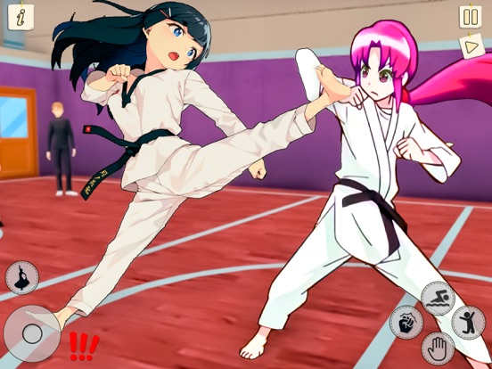 Anime High School 3D Girl Life screenshot 2