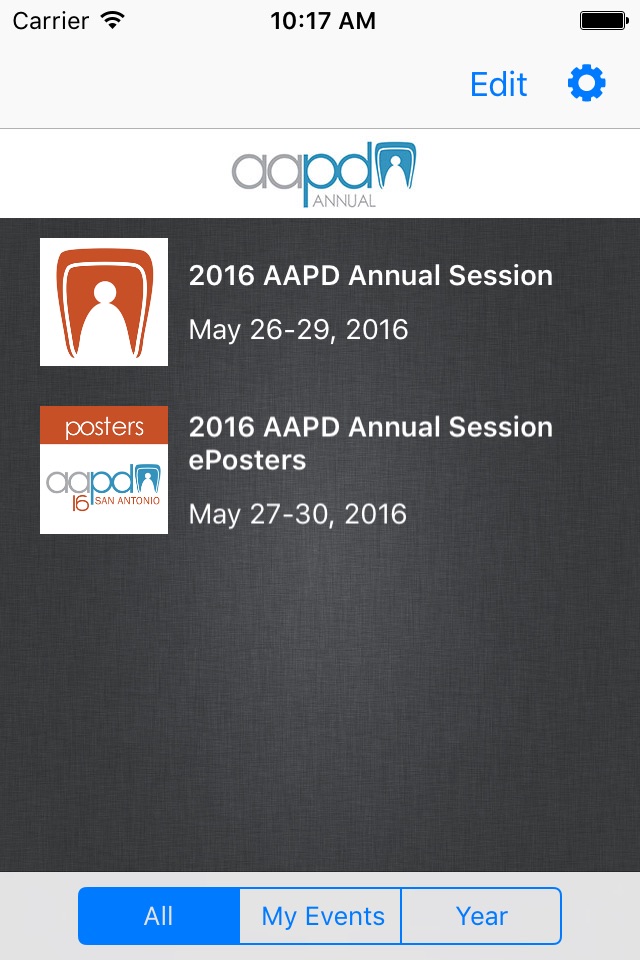 AAPD Annual Session screenshot 2