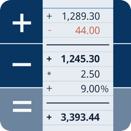 Ícone do app CalcTape calculadora de fita