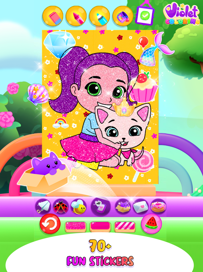 Violet Coloring Book