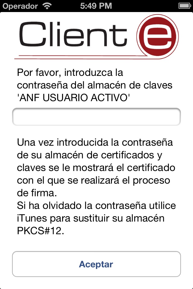 Cliente @firma movil screenshot 4