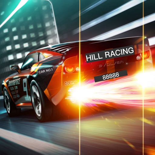 Hill racing car - Crazy game Icon