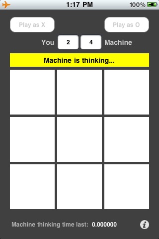 AI x0 (Tic-tac-toe) UNBEATABLE screenshot 2