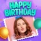 Celebrate your birthday with our amazing happy birthday greeting cards and photo frames with personal messages and stickers on them