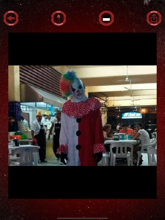 Evil clowns - photo stickers screenshot 3