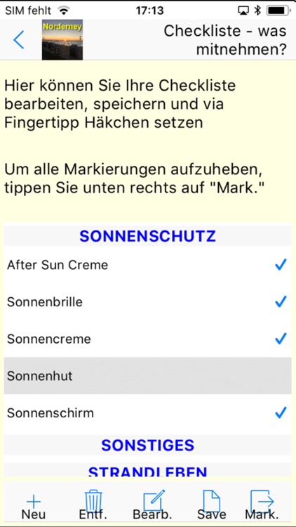 Norderney App für den Urlaub