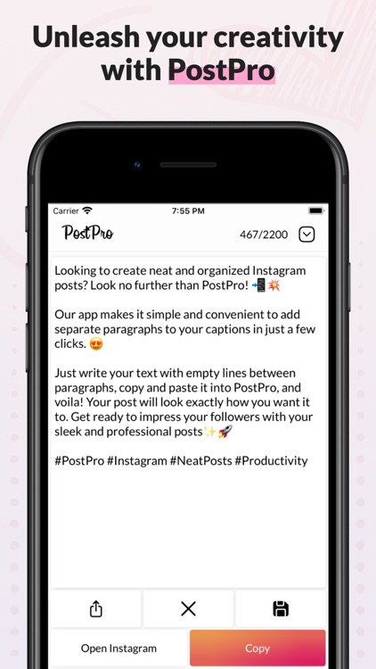 PostPro: IG Caption Editor