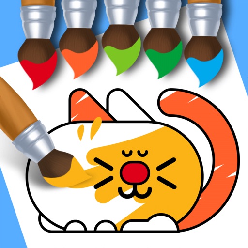 Kids Coloring Book Games iOS App