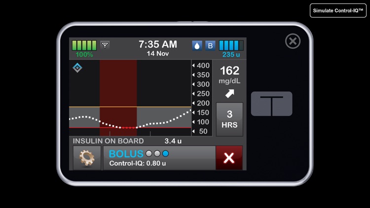 t:simulator™ App