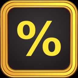 Tip Calculator % Gold icono