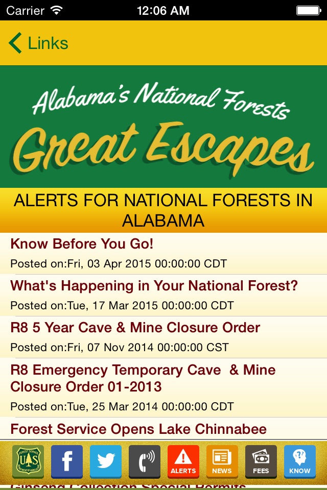 Alabama Great Escapes screenshot 4