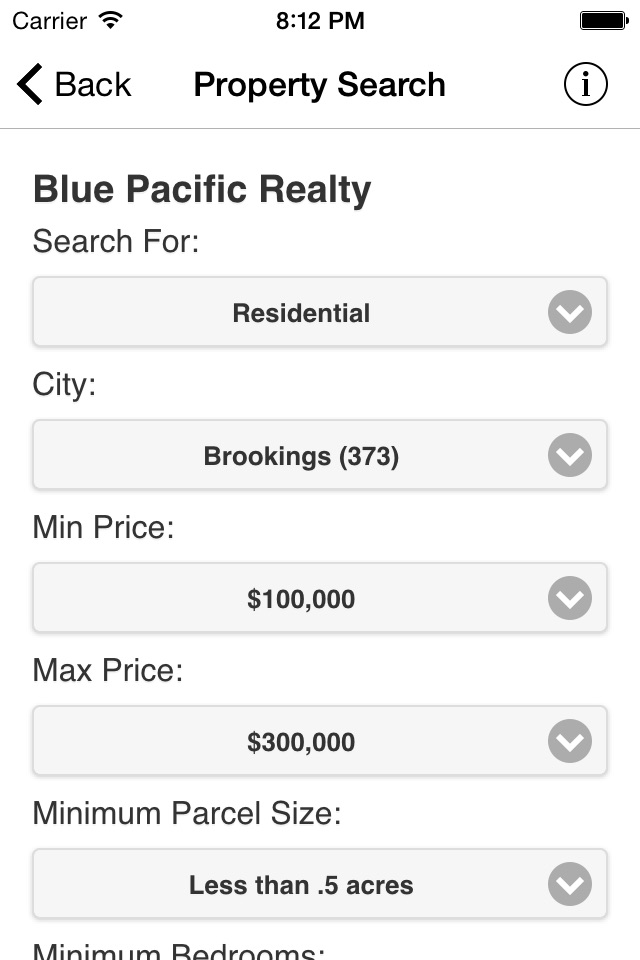 Blue Pacific Realty screenshot 2