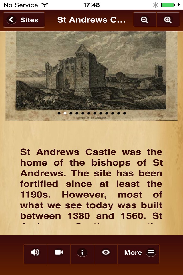 Mediaeval St Andrews App screenshot 2