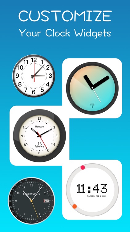 Clock Widgets - Alarm & Analog