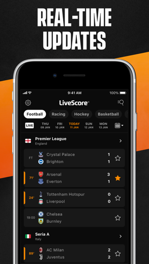 LiveScore screenshot 2