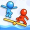 In Stickman jump 3D, jump around with your characters and use your speed to reach the highest point