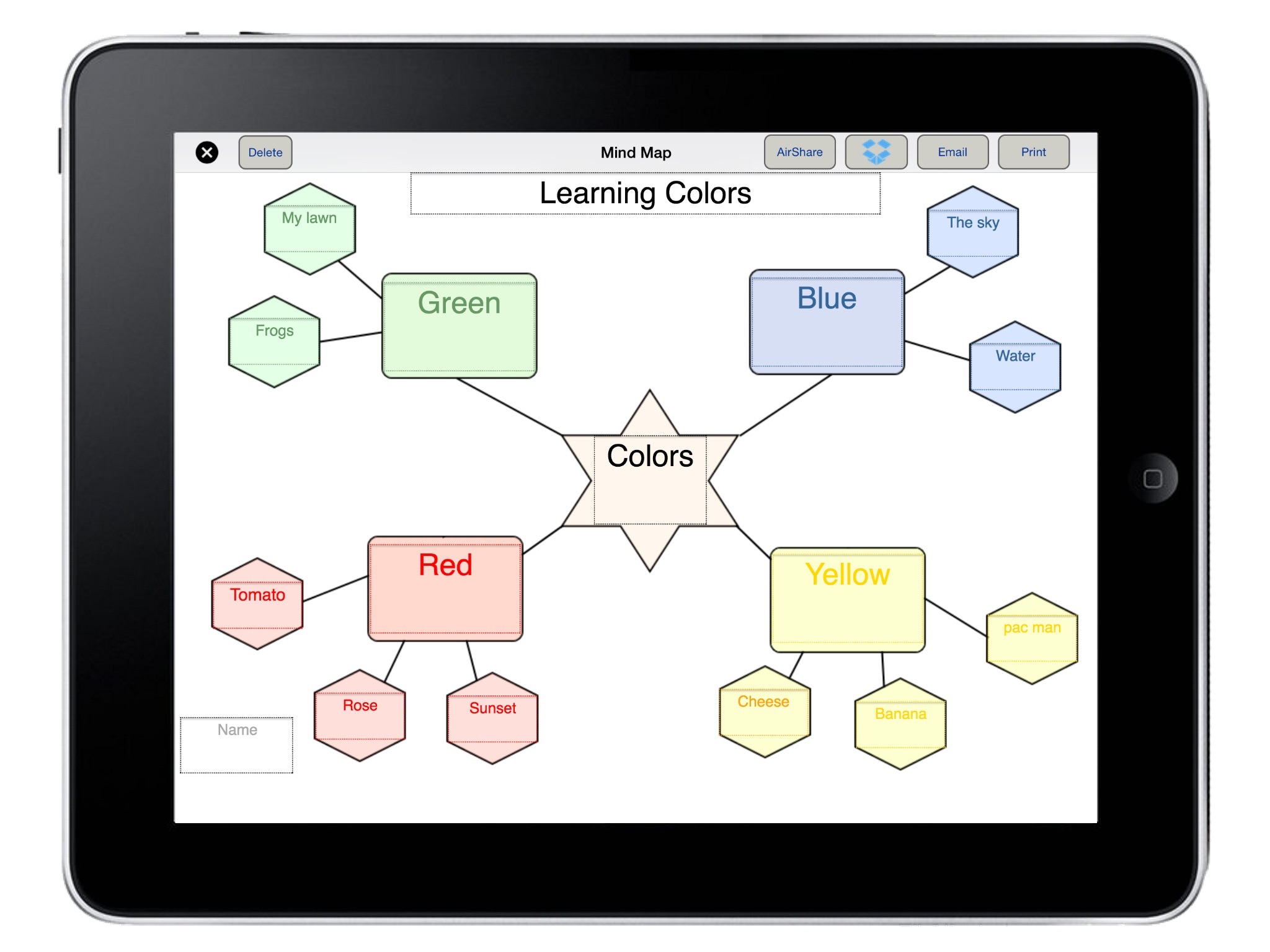 Graphic Organizer screenshot 3