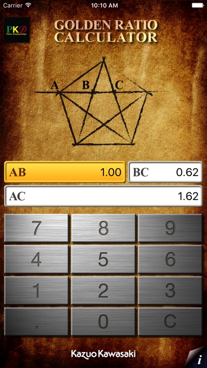 Golden Ratio Calculator by Peace-Keeping Design