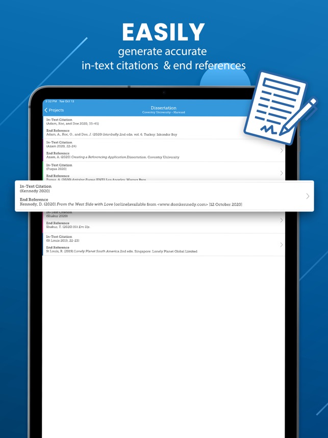 Easy Referencing Citation On The App Store