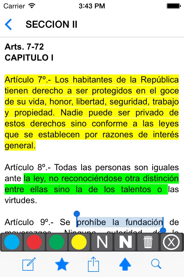 Constitución Uruguaya screenshot 2