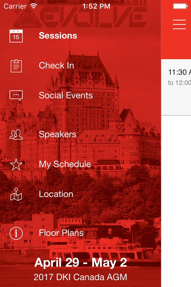 DKI Canada Events screenshot 2