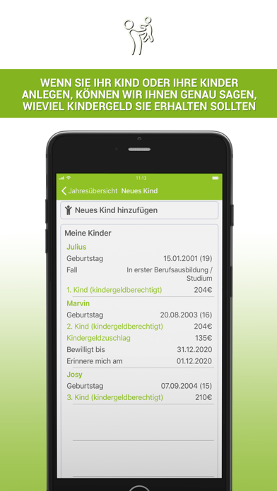 How to cancel & delete Kindergeld Auszahlungstermine from iphone & ipad 2