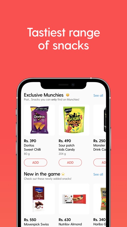 Munchies: Get snacks instantly screenshot-3