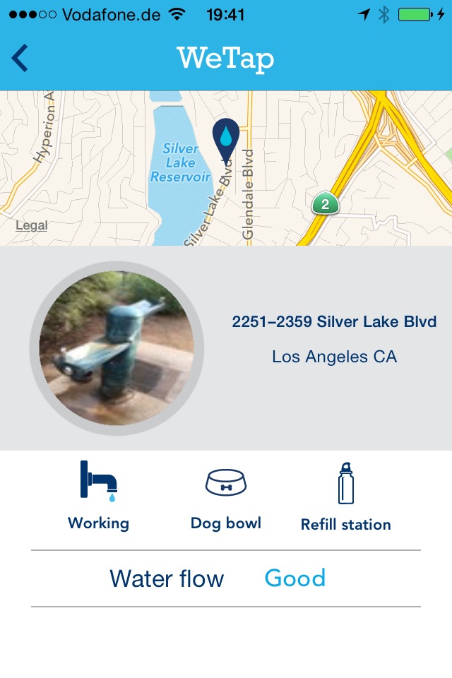 WeTap Drinking Fountain Finder screenshot 3