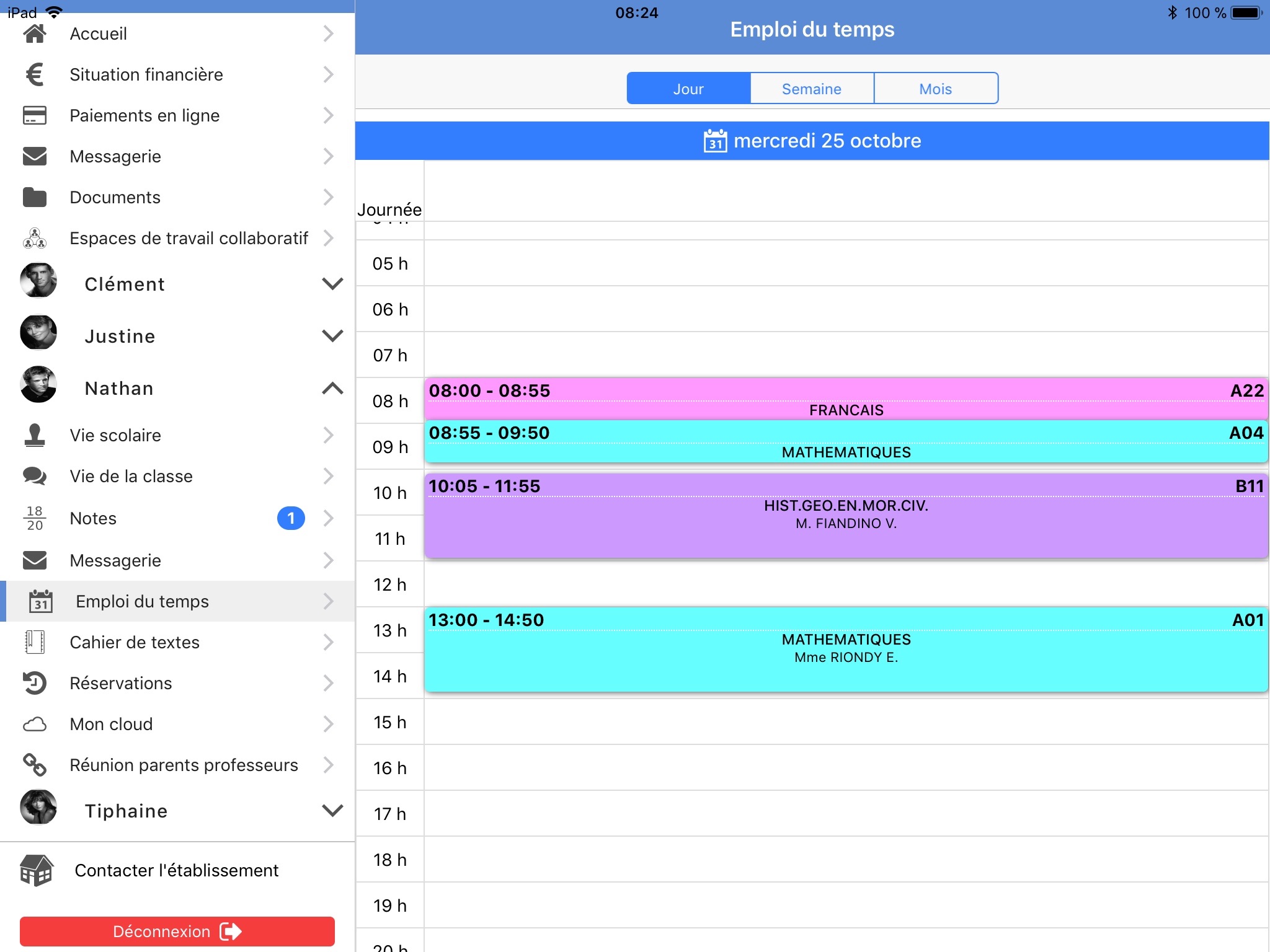 Mon EcoleDirecte screenshot 2