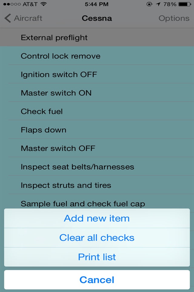 Pilots Checklist screenshot 4