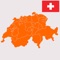 Our app combines map, flag, capital and knowledge questions about Cantons of Switzerland in one