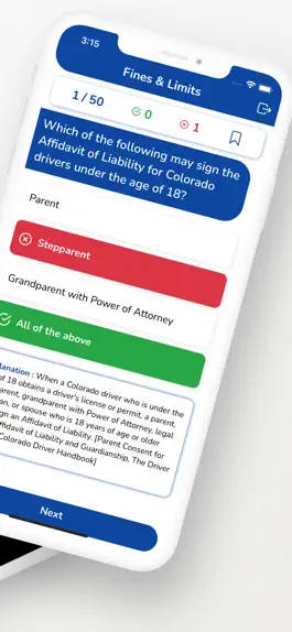 Game screenshot Colorado DMV Permit Test. apk