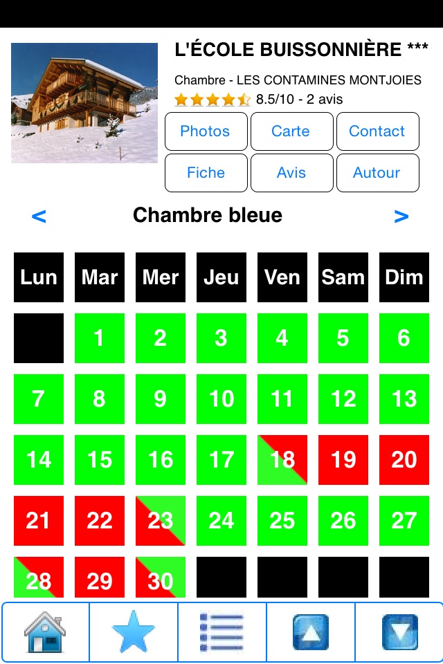 Chambres d'hotes et gites screenshot 4