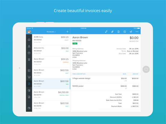 Accounting App - Zoho Books screenshot 2