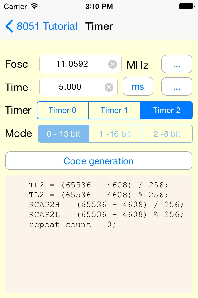 8051 Tutorial screenshot 3