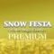 SNOW FESTA PREMIUM is a luxurious version of SNOW FESTA, a game app where players tap snowflakes to score points