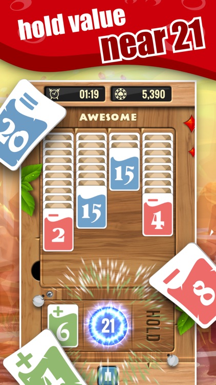 Zone 21 - Fast Math Solitaire screenshot-0