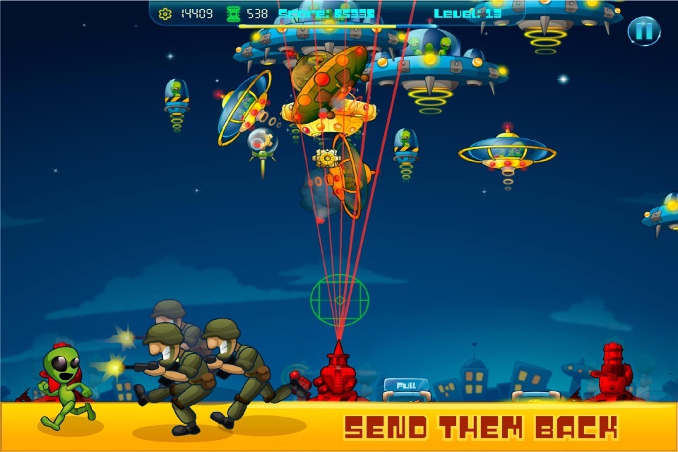 Galactic Missile Defense screenshot 2