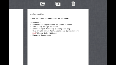 miTypewriter screenshot1