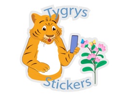 Beautiful and funny stickers with our Tygrys mascot