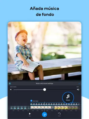 Captura de Pantalla 3 Clips: Crear Videos con Fotos iphone