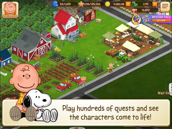 Snoopy's Candy Town - iPhone/iPad Gameplay 