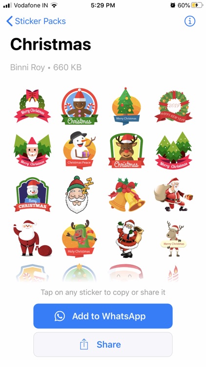 Christmas Stickers -WAStickers