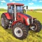 Drive heavy tractor farming games in village, harvesting machine of farming town