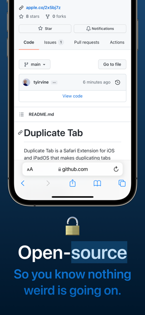 ‎Duplicate Tab for Safari Screenshot
