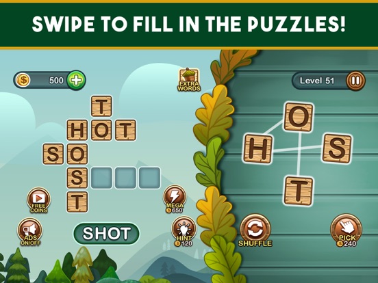 Word Nut Crossword Puzzle Game screenshot 2