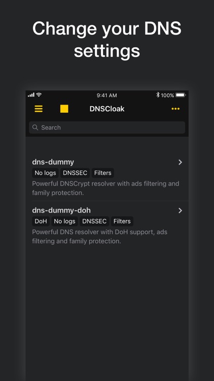 DNSCloak • Secure DNS client