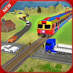 Railroad Crossing Train Sim 3D