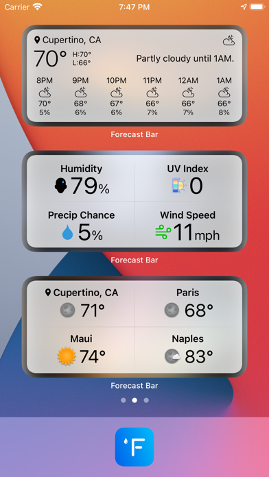 Forecast Bar - Weathe... screenshot1